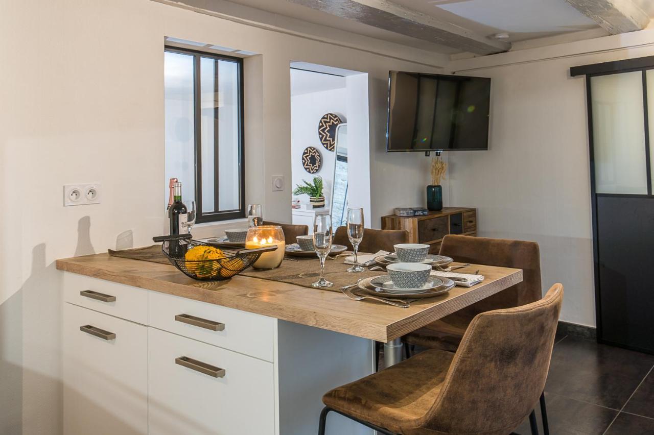 Appart 4 Pers Design Et Cosy Avec Jardin Au Coeur De Sélestat Eksteriør bilde