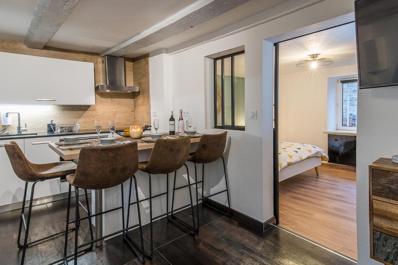 Appart 4 Pers Design Et Cosy Avec Jardin Au Coeur De Sélestat Eksteriør bilde